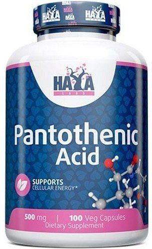 HAYA LABS - Pantothenic Acid - Vitamine B - 100 v-caps