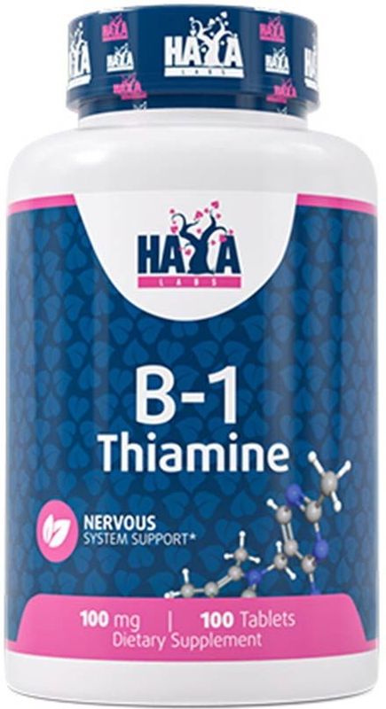 Haya Labs - Vitamine B-1 - 100 mg - 100 Tabletten