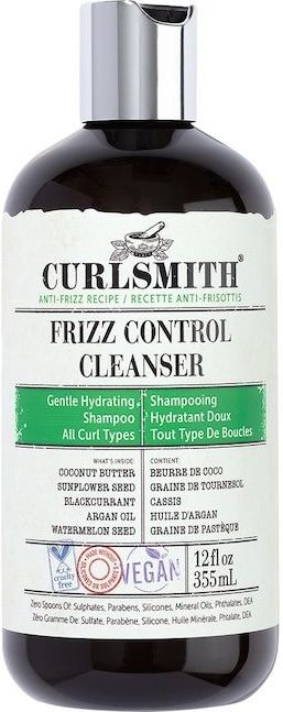 CURLSMITH - Frizz Control Cleanser - Shampoo - 355 ml - Hydraterend en Antikroes