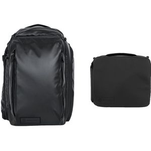 Wandrd Transit Travel 35L Backpack Black Essential Bundle