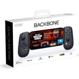 Backbone One Mobiele Gaming Controller Lightning Geschikt voor iPhone (.u.v. iPhone 15 Series) 2nd Gen Zwart