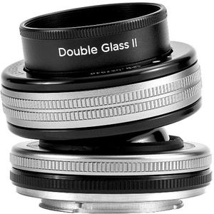 Lensbaby Composer Pro II met dubbel glas II voor Fuji X (Fujifilm Fujica-X), Objectief, Zwart