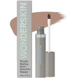 WONDERSKIN Wonder Blading Brow Stain & Go Masque Langaanhoudende wenkbrauwen gel Tint Brunette 3,29 ml