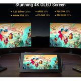 Xencelabs - Pen Display 16" Studio Series - Display - 4K OLED - Draagtas inbegrepen