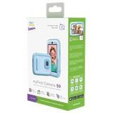 myFirst Camera 50 - Blauw - Kindercamera - Compact - AR Filters - Selfie Light