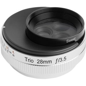 Lensbaby - Trio 28 - Camera Lens - Voor Sony E - Groothoek - Pancake-stijl