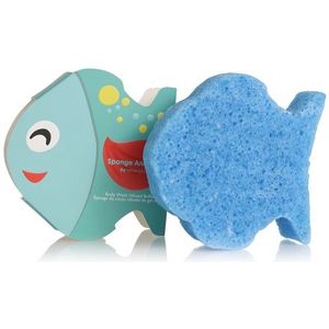 Spongellé - Animals Fish Boxed - Bodywash Sponsjes - Geurbeleving Watermeloen - Appel - Peer - Suiker