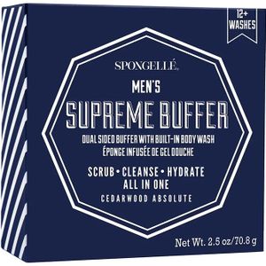 Spongelle Men's Supreme Buffer 99.2gr Cedar Absolute