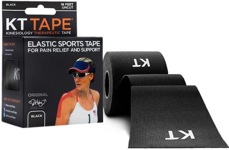 KT Tape - Original Uncut - Rol Tape - Zwart - 16 ft - 5 m
