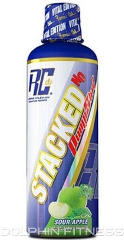 Ronnie Coleman - Stacked-NO Pump Shots - Apple Sour - 32 servings - L-Arginine