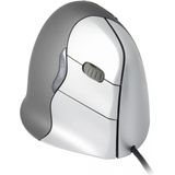 Evoluent Vertical Mouse 4 VM4R Ergonomische muis USB Optisch Zwart, Zilver 6 Toetsen 2800 dpi Ergonomisch