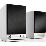Audioengine HD3 Wireless Speakers with Bluetooth - 60W Powered Computer Speakers for Desktop Monitor and Home Music System with aptX HD Bluetooth, AUX, USB, RCA, 24-bit DAC (White, Pair)