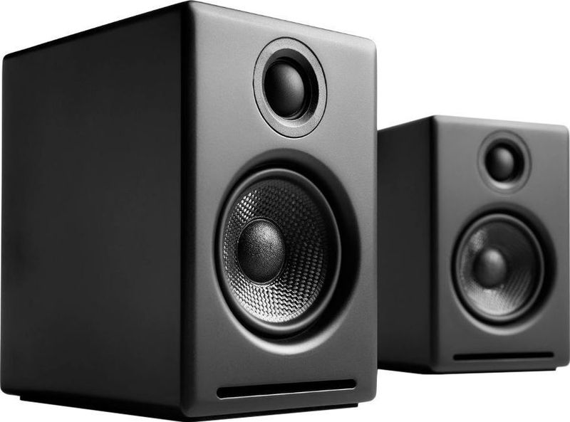 Audioengine A2 draadloze Bluetooth tafelluidsprekers - 60W computerluidsprekers voor muziek en gamen