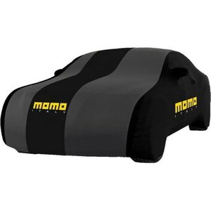 Momo - MOMLCC1LXL - Autobedekking - Zwart/Gris - PVC