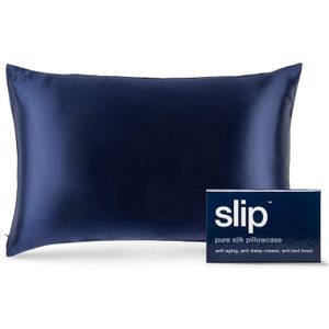Slip - Pure Silk - Kussensloop - Marineblauw - 51cm x 76cm