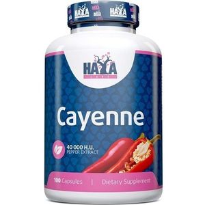 Haya Labs - Cayennepeper Extract - 100 Capsules