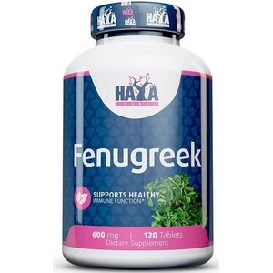 Haya Labs - Fenegriek - 600 mg - 120 Tabletten