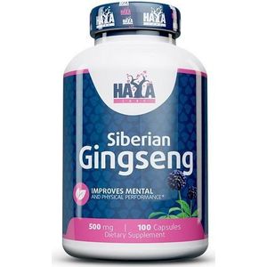 Haya Labs - Siberian Ginseng - 100 Capsules - 500mg