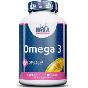 Haya Labs - Omega 3 - 1000 mg - 100 Capsules