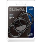 Performance Vs3 Cock Rings Large Black