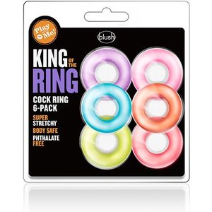 Blush Play With Me King of the Ring set ringen colour(voor de penis)