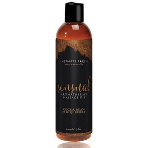 Intimate Earth Sensual - Massage Olie - Cacoa Goji Bes - 240 ml