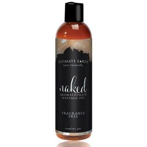 Intimate Earth - Massage Olie Naked Unscented 120 ml