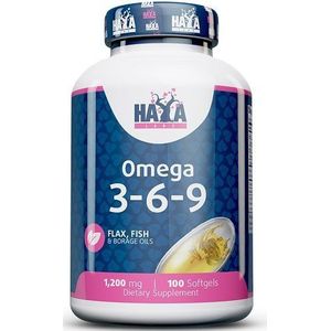 Haya Labs - Omega 3-6-9 - Softgels - 100 stuks - Bevat Vitamine E