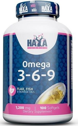 Haya Labs - Omega 3-6-9 - Softgels - 100 stuks - Bevat Vitamine E