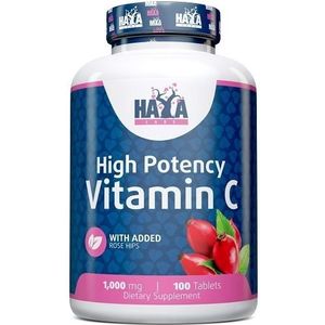 Vitamin C With 1000mg Rose Hips Haya Labs 100tabl