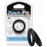 Cockringen Xact-Fit #11 2-Pack - Zwart