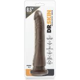 Dr. Skin - Realistische Dildo Met Zuignap 21 cm - Chocolate