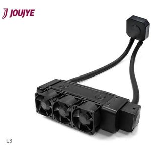 Joujye Jou Jye L3 Vloeistofkoelsysteem voor CPU in Waterblock Ontwerp, CPU waterkoelers, Zwart