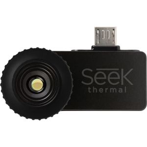 Seek Thermal Compact Android Warmtebeeldcamera voor smartphone -40 tot +330 °C 206 x 156 Pixel 9 Hz Micro-USB-aansluiting
