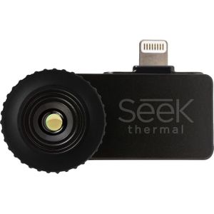 Seek Thermal Compact iOS Warmtebeeldcamera voor smartphone -40 tot +330 °C 206 x 156 Pixel 9 Hz Lightning-aansluiting v