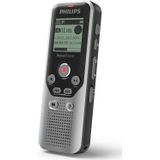 Philips DVT1250 VoiceTracer Audiorecorder Zilver/Zwart