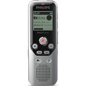 Philips DVT1250 dictaphone Intern geheugen & flash-kaart Zwart, Grijs
