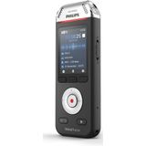 Philips Voice Tracer DVT2110/00 dictaphone Flashkaart Zwart, Chroom
