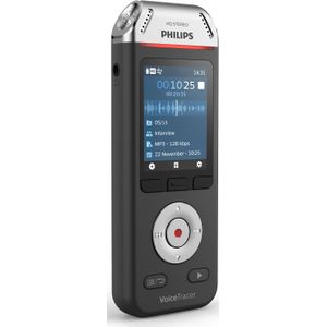 Philips DVT2110 VoiceTracer Audiorecorder Zwart/Zilver
