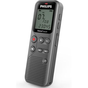 Philips DVT1120 VoiceTracer Audiorecorder Grijs