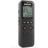 PHILIPS VoiceTracer DVT1160 dictaphone: geoptimaliseerd voor 8 GB notities, Mono, zwart