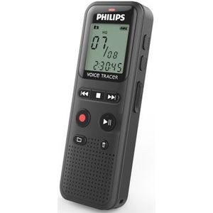 Philips VoiceTracer 8 kHz Zwart