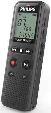 Philips VoiceTracer 8 kHz Zwart