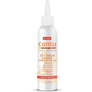 Cantu - Shea Butter Hair & Scalp No Drip Oil - Haarolie - Geen Sulfaten Parabenen Siliconen