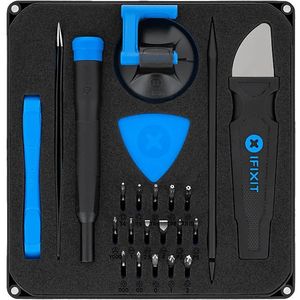 iFixit - Essential Electronics Toolkit - Starterset - 16 Precisiebits - Inclusief Schroevendraaier en Openingsgereedschap