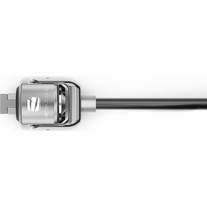 Compulocks CL15 Zwart, Zilver kabelslot - Kabelslot (Ronde sleutel, Zwart, Zilver, iMac)