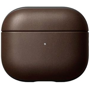 Nomad Lederen Case - geschikt voor Airpods Case 3e generatie - Rustic Brown