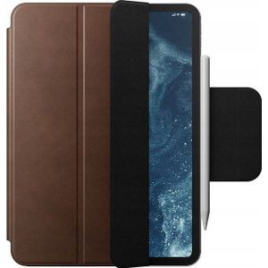 Nomad Leather Folio iPad Pro 13 (2024) Hoes Book Case Leer Bruin