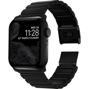 Nomad Titanium V2 Apple Watch 49 / 46 / 45 Mm Bandje Zwart