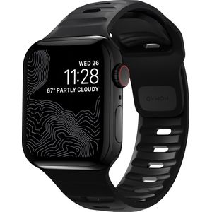 Nomad Sport Apple Watch siliconen bandje (zwart)